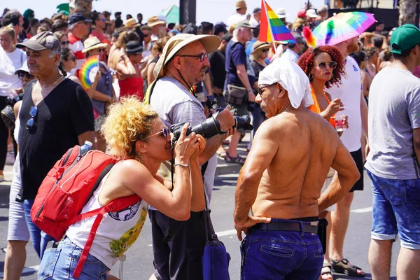 Парад лесбиянок и геев. Люди . — стоковое фото