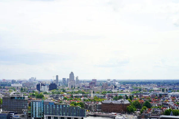 View of the Amsterdam embankment — Stock Photo, Image