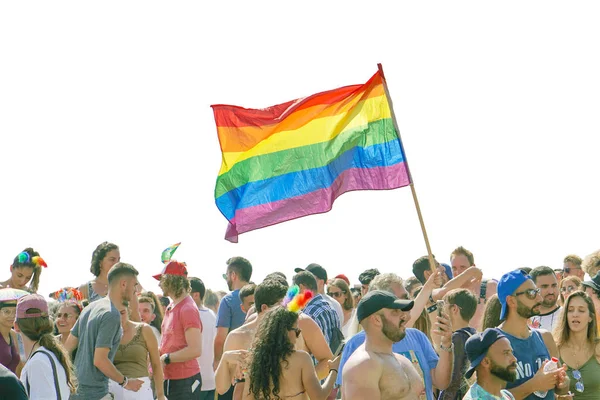 Парад лесбиянок и геев. Люди . — стоковое фото