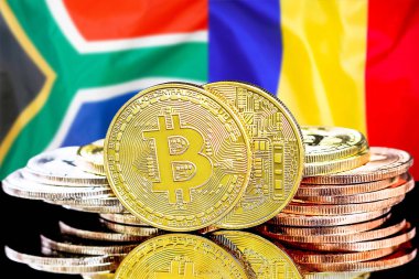 Güney Afrika ve Moldova bayraklarında Bitcoinler