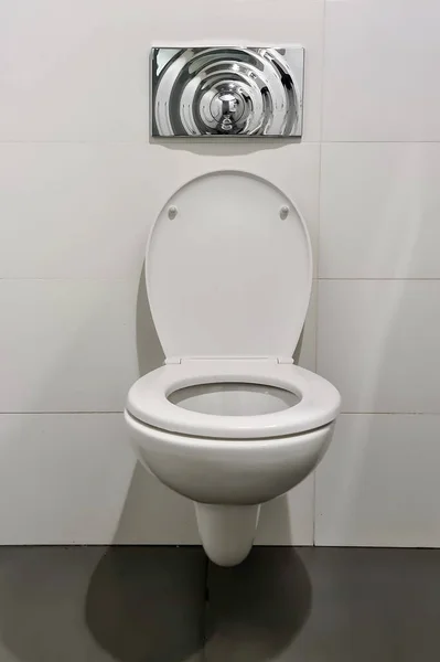 Toalett Badrummet Offentlig Toalett Flygplatsen Eller Restaurangen Café — Stockfoto