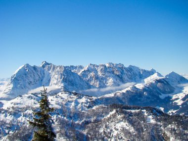 wonderful winter panorama of the wild emperor in Austria Tyrol                   clipart