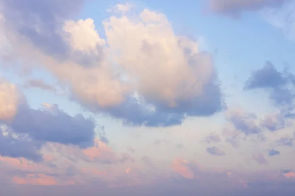 Rosa Und Blau Pastellfarbenen Himmel Natur Abstrakten Hintergrund — Stockfoto