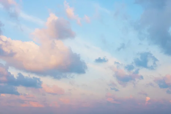 Rosa Und Blau Pastellfarbenen Himmel Natur Abstrakten Hintergrund — Stockfoto
