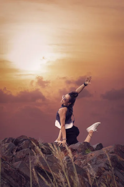 Yoga-Rückwärtsgymnastik — Stockfoto