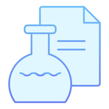 Çaresi düz ikon. Modaya uygun düz stil mavi ikonlar. Tıbbi şişe gradyan tasarımı, ağ ve uygulama için tasarlanmış. Eps 10.