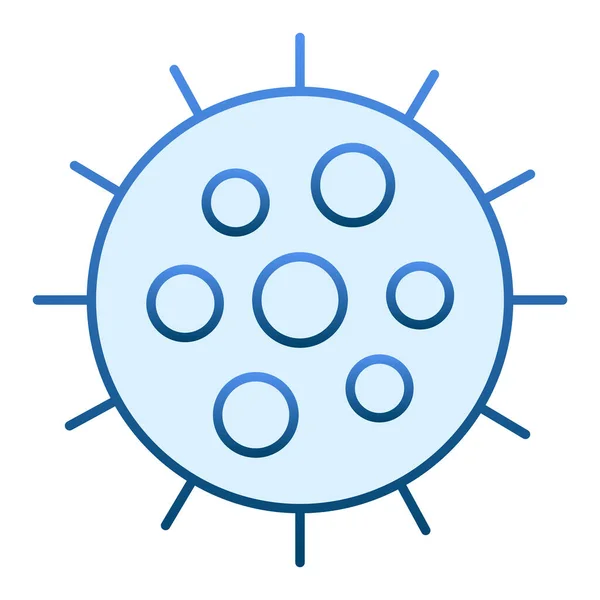 Ícone plano de plâncton. Ícones de amêijoa azul em estilo moderno plana. Projeto de estilo gradiente de krill, projetado para web e aplicativo. Eps 10 . —  Vetores de Stock