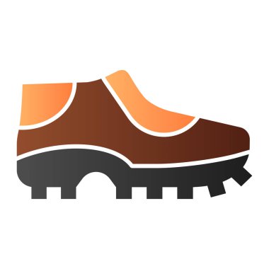 Futbol ayakkabıları düz ikon. Futbol ayakkabıları düz moda renkli ikonlar. Spor ayakkabıları gradyan tasarımı, web ve uygulama için tasarlandı. Eps 10.