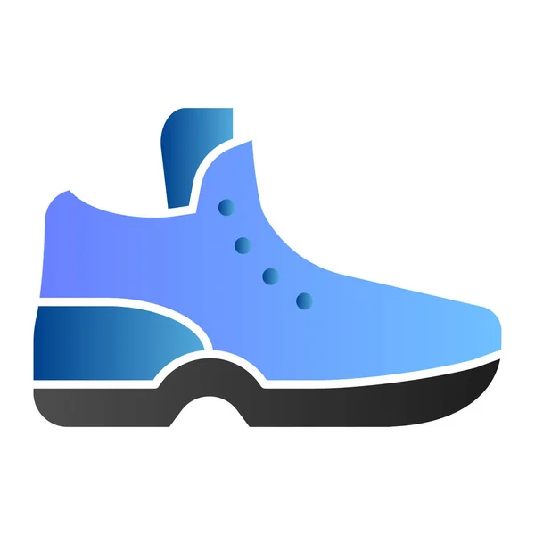 Zapatillas de deporte icono plano. Zapato deportivo color iconos en estilo plano de moda. Diseño de estilo degradado de calzado, diseñado para web y aplicación. Eps 10 . — Vector de stock