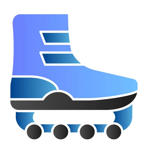 Chaussure sur roulettes icône plate. Roller skates icônes de couleur dans le style plat à la mode. Conception de style dégradé de chaussures, conçu pour le web et l'application. Eps 10 . — Image vectorielle