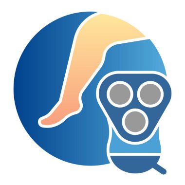 Jilet gibi düz bir ikonlu saç kesimi. Bacaklarını traş etmek moda düz stil simgeleri. Razor ve bacak gradyan stili tasarımı, web ve uygulama için tasarlandı. Eps 10.