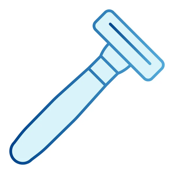 Icono plano afeitadora desechable. Iconos azules de la afeitadora en estilo plano de moda. Diseño de estilo degradado de afeitado, diseñado para web y aplicación. Eps 10 . — Vector de stock