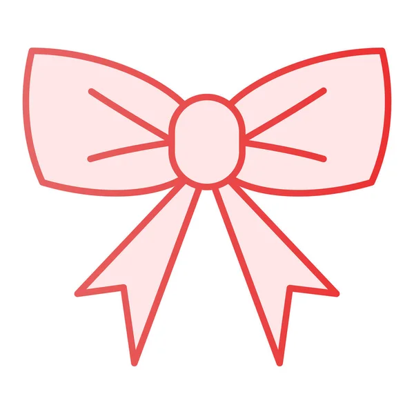 Icône plate arc simple. Décor de fête icônes roses dans un style plat à la mode. Conception de style de gradient de noeud de ruban, conçu pour le web et l'application. Eps 10 . — Image vectorielle