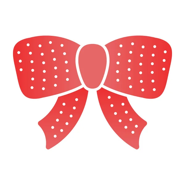 Polka dot arco ícone plano. Ícones de cor de decoração de pacote em estilo moderno plana. Design elegante estilo arco gradiente, projetado para web e app. Eps 10 . —  Vetores de Stock