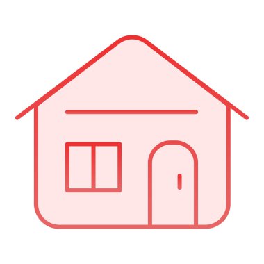 Ev ikonu. Düz moda ev pembe simgeleri. Emlak gradyan tasarımı, web ve uygulama için tasarlanmış. Eps 10.