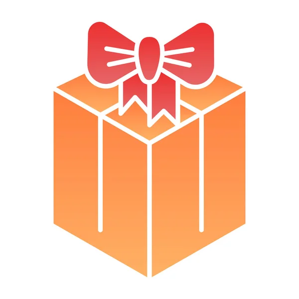 Caja del paquete icono plano. Iconos de color de regalo en estilo plano de moda. Diseño de estilo degradado de caja actual, diseñado para web y aplicación. Eps 10 . — Vector de stock