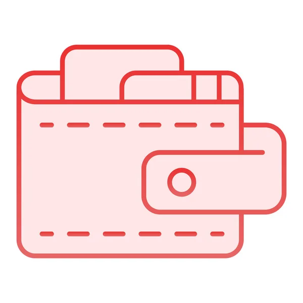 Wallet flat icon. Cash pink icons in trendy flat style. Money gradient style design, designed for web and app. Eps 10. — Stock Vector