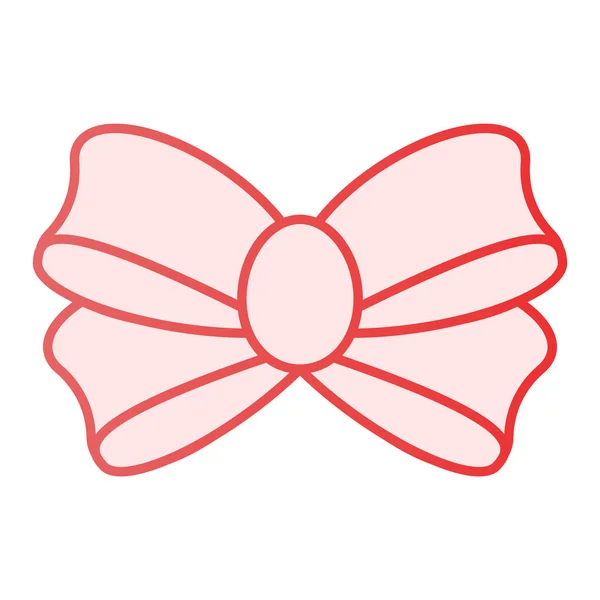 Arc pour cadeau icône plate. Noeud icônes roses dans le style plat à la mode. La conception actuelle de style de dégradé d'arc, conçu pour le Web et l'application. Eps 10 . — Image vectorielle
