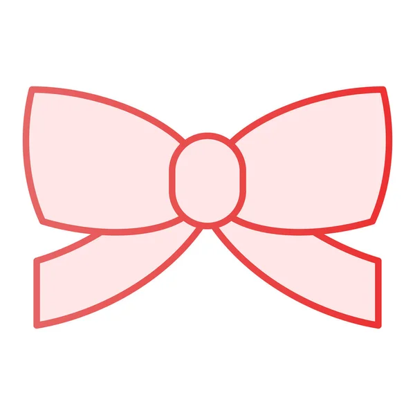 Icône plate arc minimaliste. Cadeau décoration icônes roses dans le style plat à la mode. Conception de style de gradient de noeud, conçu pour le web et l'application. Eps 10 . — Image vectorielle
