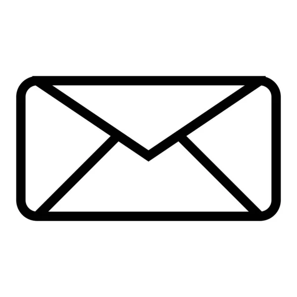Umschlagzeilen-Symbol. Buchstabenvektorillustration isoliert auf weiß. E-Mail skizzieren Stil-Design, entworfen für Web und App. Eps 10. — Stockvektor