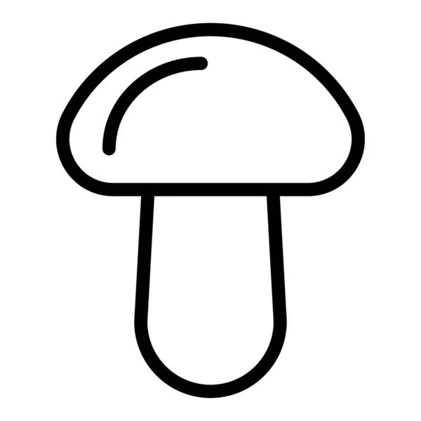Ikona houbové linie. Vektorová ilustrace potravin izolovaná na bílém. Plíseň stylový design, určený pro web a aplikaci. Eps 10. — Stockový vektor