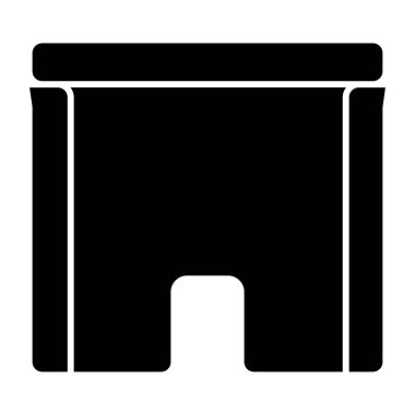 Swimming trunks solid icon. Swimsuit vector illustration isolated on white. Smelting glyph style design, designed for web and app. Eps 10.