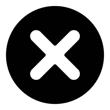 Delete sign solid icon. Cross vector illustration isolated on white. Close glyph style design, designed for web and app. Eps 10.