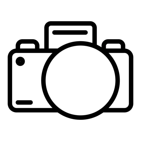 Fotokamerazeilen-Symbol. Fotografie Vektor Illustration isoliert auf weiß. Fotografieren Umrisse Stil-Design, für Web und App konzipiert. Eps 10. — Stockvektor