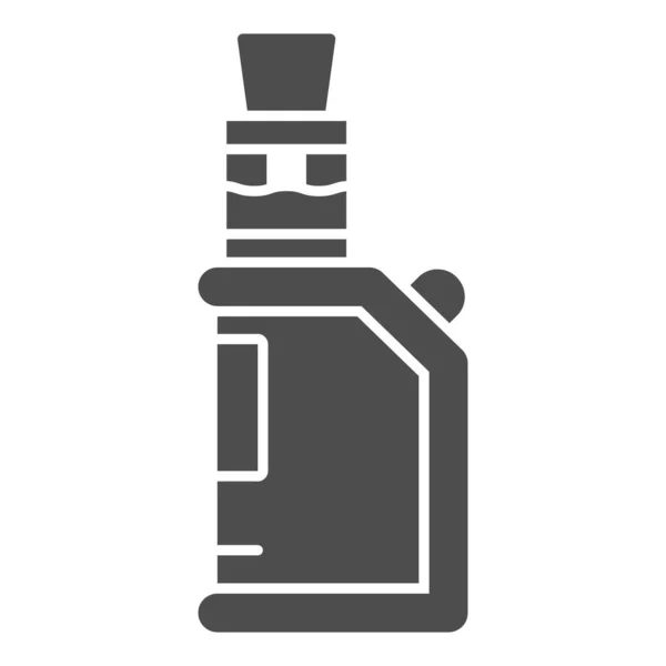 Elektronisch sigarettenpictogram, rookconcept, E-Sigarettenbord op witte achtergrond, vape-pictogram in glyph-stijl voor mobiel concept en webdesign. vectorgrafieken. — Stockvector