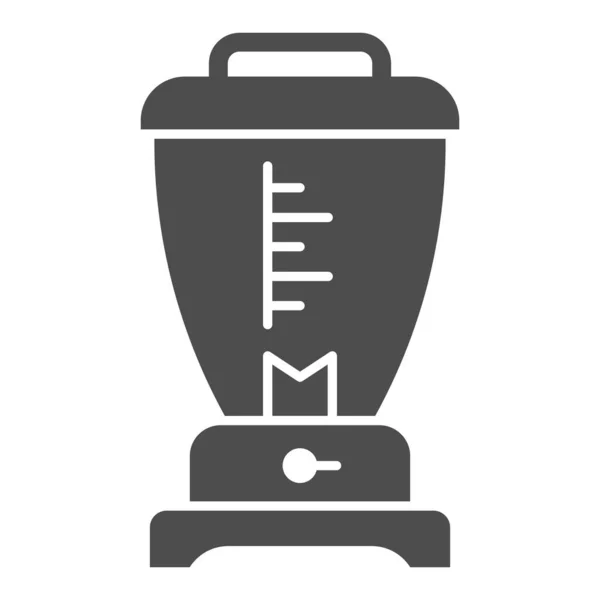 Stabiles Symbol für Mixer, Konzept für Küchengeräte, Zeichen für Elektromixer auf weißem Hintergrund, Symbol für Küchenmixer im Glyph-Stil für mobiles Konzept und Webdesign. Vektorgrafik. — Stockvektor