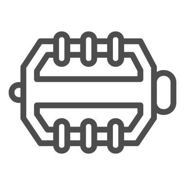 Bisiklet pedalı simgesi, bisiklet parçaları kavramı, beyaz arka planda bisiklet pedalı işareti, mobil konsept ve web tasarımı için motor ikonu için parça ve ayrıntılar. Vektör grafikleri.