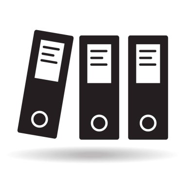 gölge, defter tutma muhasebe sembolü ile siyah beyaz telli basit vektör simgesi