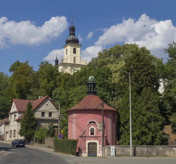 Czech Republic Horky Nad Jizerou July 2018 Street Pink Rococo — Stock Photo, Image