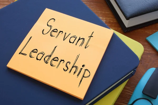 Servant Leadership é mostrado na foto de negócio conceitual — Fotografia de Stock