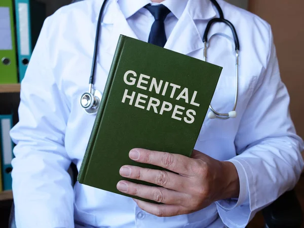 Los gérmenes genitales se muestran en la foto médica — Foto de Stock