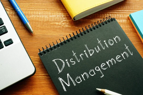 Distributie Management wordt getoond op de conceptuele bedrijfsfoto — Stockfoto