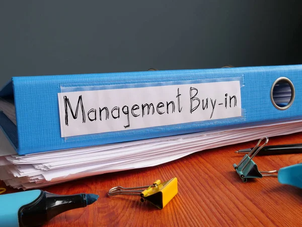 Management Buy-In MBI wordt getoond op de conceptuele bedrijfsfoto — Stockfoto