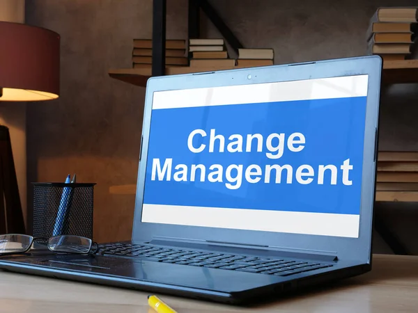 Change Management è mostrato nella foto concettuale di business — Foto Stock