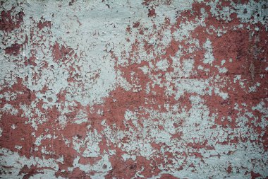 Tasarım için boya kapalı Grunge paslı metal doku arka plan ile soyulmuş