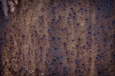 Gri grunge metalik doku arka plan tasarımı için pas ile