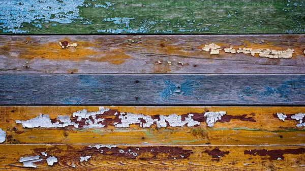 Gekleurde grunge houten achtergrond — Stockfoto