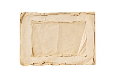 Boş eski vintage kağıt levhalar kadar Mock up