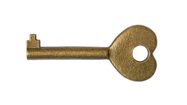 Singola vecchia chiave della porta vintage — Foto Stock