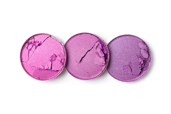 Roze en paars geplet oogschaduw voor make-up — Stockfoto