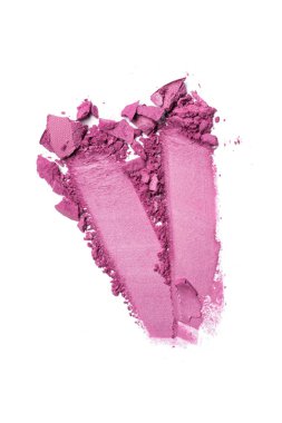 Parlak mor göz farı smear