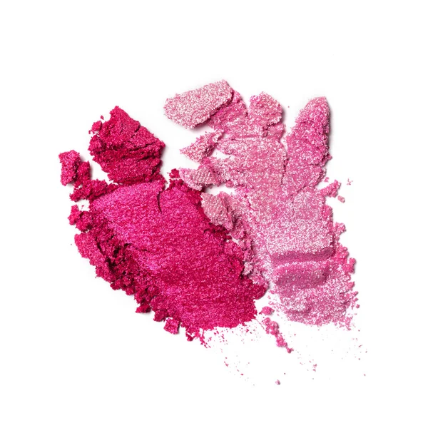 Spalmo di ombretto viola e rosa brillante — Foto Stock