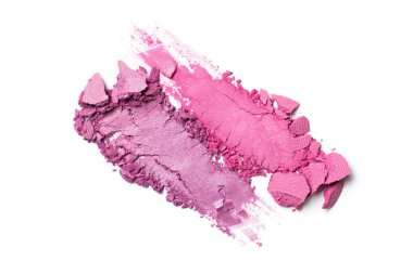 Smear of bright purple and pink eyeshadow clipart