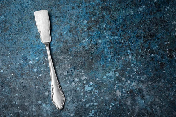 Tek tip gümüş spatula. — Stok fotoğraf