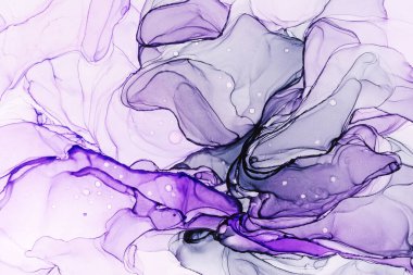 Beyaz, modaya uygun duvar kağıdındaki mor soyut dokuya yakın çekim. Tasarım projesi için arka plan olarak davetiye veya tebrik kartları, el ilanı, poster, sunum, ambalaj kağıdı