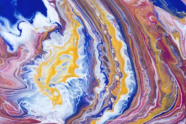 Close Van Multicolor Abstracte Textuur Handgeschilderd Mooi Patroon Behang Achtergrond — Stockfoto